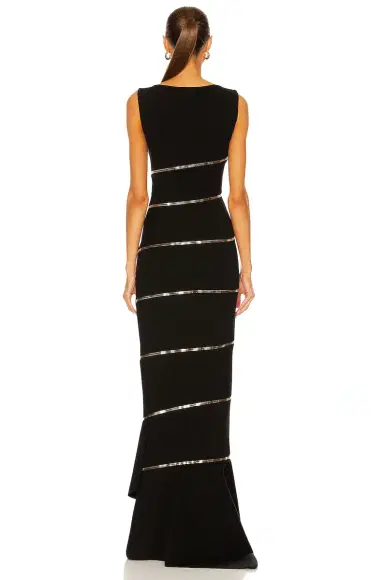 Alaïa Edition Zip Asymmetric Body Sculpting Dress | Thumbnail 4 Alaïa Edition Zip Asymmetric Body Sculpting Dress | Thumbnail 4