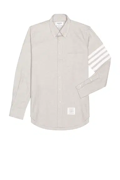 Thom Browne Straight Fit 4 Bar Shirt | Thumbnail 2 Thom Browne Straight Fit 4 Bar Shirt | Thumbnail 2