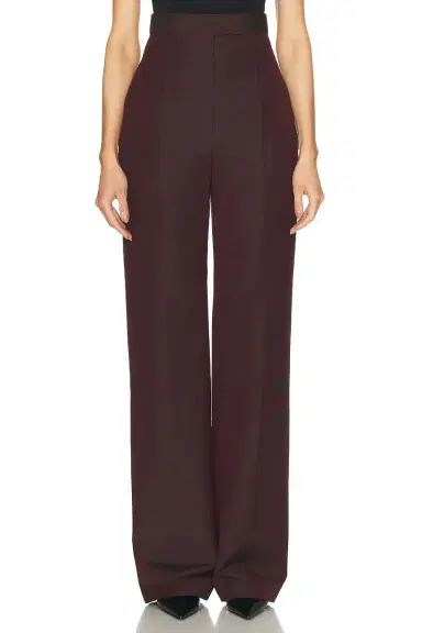 Alexander McQueen Wide Leg Trouser | Thumbnail 1 Alexander McQueen Wide Leg Trouser | Thumbnail 1