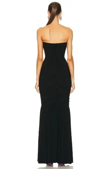 Norma Kamali Slinky Fishtail Gown | Thumbnail 3 Norma Kamali Slinky Fishtail Gown | Thumbnail 3