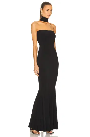 Norma Kamali Turtleneck Strapless Fishtail Gown | Thumbnail 2 Norma Kamali Turtleneck Strapless Fishtail Gown | Thumbnail 2