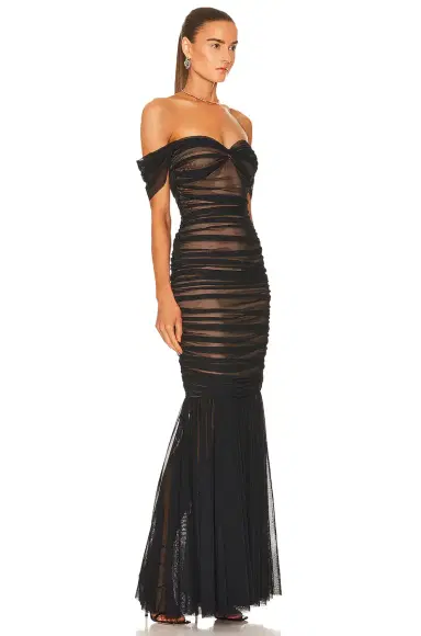 Norma Kamali Walter Fishtail Gown | Thumbnail 2 Norma Kamali Walter Fishtail Gown | Thumbnail 2