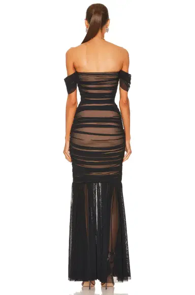 Norma Kamali Walter Fishtail Gown | Thumbnail 3 Norma Kamali Walter Fishtail Gown | Thumbnail 3
