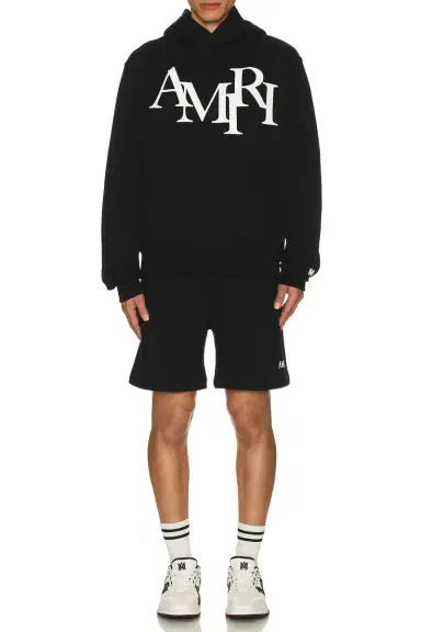 Amiri Staggered Logo Hoodie | Thumbnail 2 Amiri Staggered Logo Hoodie | Thumbnail 2