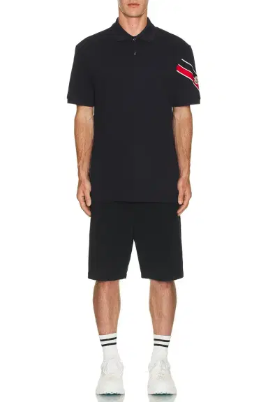 Moncler Short Sleeve Polo | Thumbnail 5 Moncler Short Sleeve Polo | Thumbnail 5