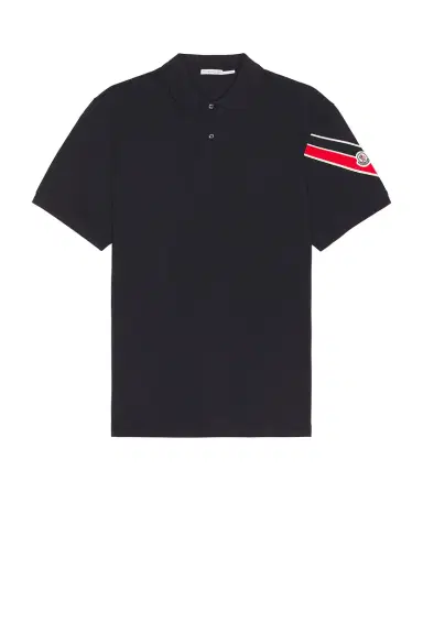 Moncler Short Sleeve Polo | Thumbnail 1 Moncler Short Sleeve Polo | Thumbnail 1