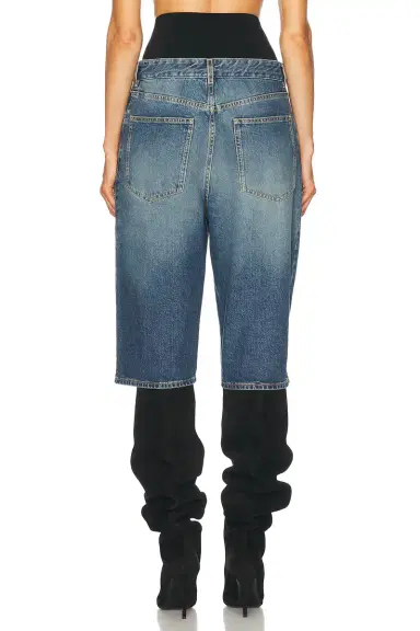 ALAÏA High Waisted Bermuda Short | Thumbnail 4 ALAÏA High Waisted Bermuda Short | Thumbnail 4