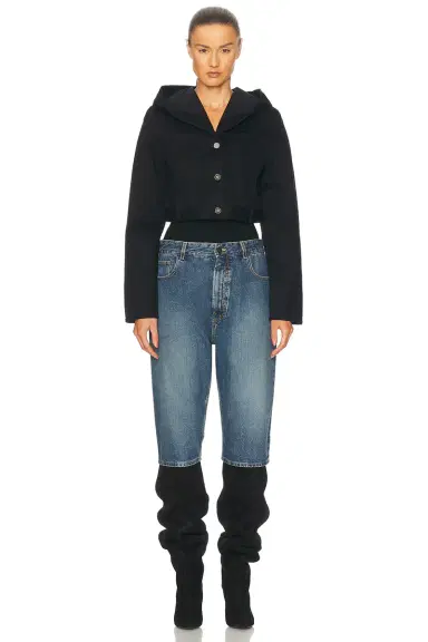 ALAÏA High Waisted Bermuda Short | Thumbnail 5 ALAÏA High Waisted Bermuda Short | Thumbnail 5