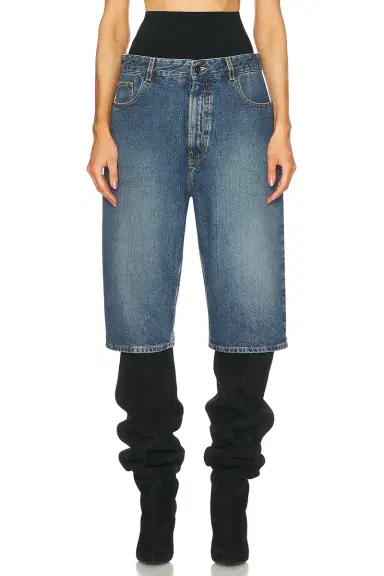 ALAÏA High Waisted Bermuda Short | Thumbnail 1 ALAÏA High Waisted Bermuda Short | Thumbnail 1