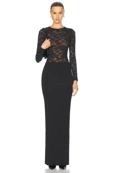 fleur du mal Le Stretch Long Sleeve Bodysuit | Thumbnail 5 fleur du mal Le Stretch Long Sleeve Bodysuit | Thumbnail 5