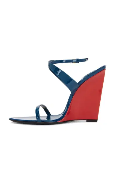 Saint Laurent Wedge Sandal | Thumbnail 5 Saint Laurent Wedge Sandal | Thumbnail 5