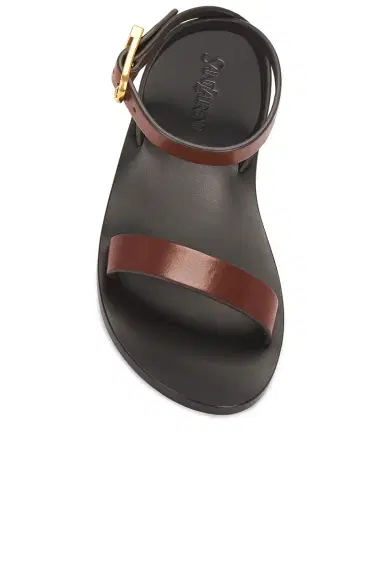 Saint Laurent Buckle Flat Sandal | Thumbnail 4 Saint Laurent Buckle Flat Sandal | Thumbnail 4