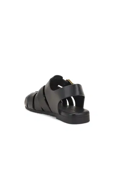 Bottega Veneta Alfie Flat Sandal | Thumbnail 3 Bottega Veneta Alfie Flat Sandal | Thumbnail 3