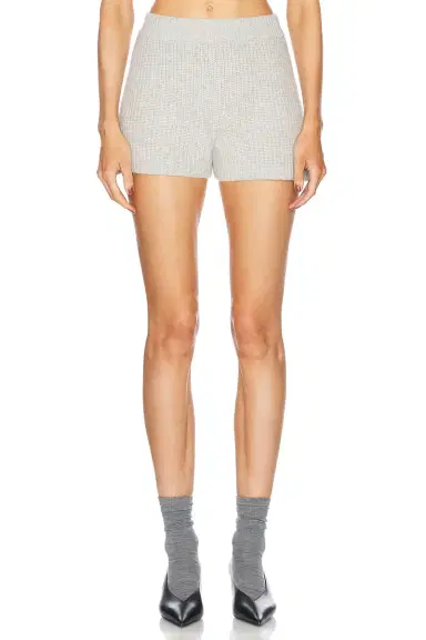 AEXAE Cashmere Cable Knit Short | Thumbnail 1 AEXAE Cashmere Cable Knit Short | Thumbnail 1