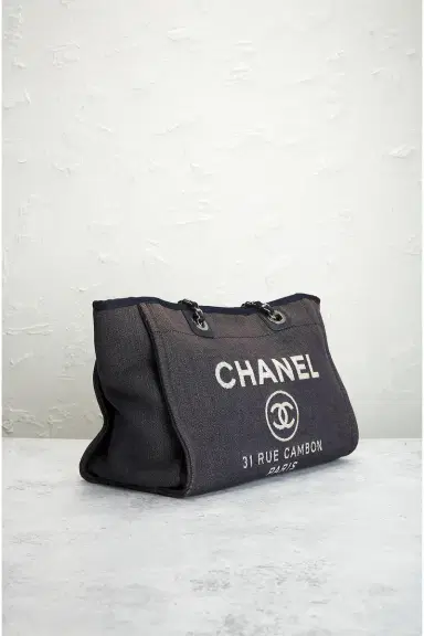 Chanel Chanel Deauville Tote Bag | Thumbnail 4 Chanel Chanel Deauville Tote Bag | Thumbnail 4