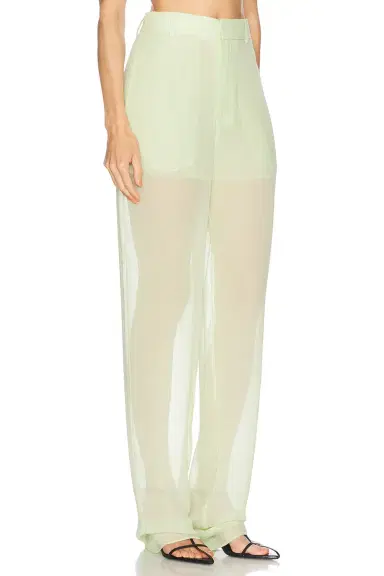 BLUMARINE Sheer Straight Leg Trouser | Thumbnail 2 BLUMARINE Sheer Straight Leg Trouser | Thumbnail 2