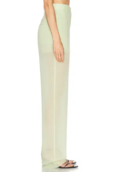 BLUMARINE Sheer Straight Leg Trouser | Thumbnail 3 BLUMARINE Sheer Straight Leg Trouser | Thumbnail 3