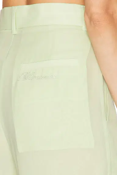BLUMARINE Sheer Straight Leg Trouser | Thumbnail 6 BLUMARINE Sheer Straight Leg Trouser | Thumbnail 6