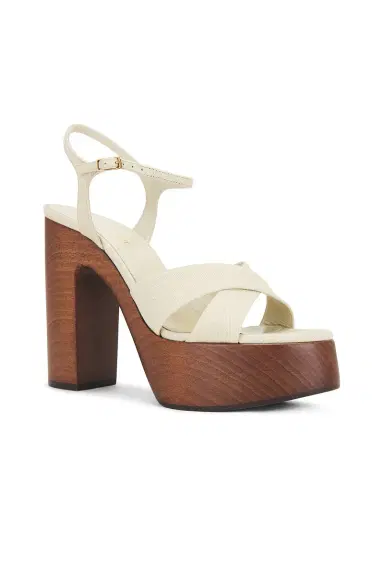 Saint Laurent Bianca Platform Sandal | Thumbnail 2 Saint Laurent Bianca Platform Sandal | Thumbnail 2
