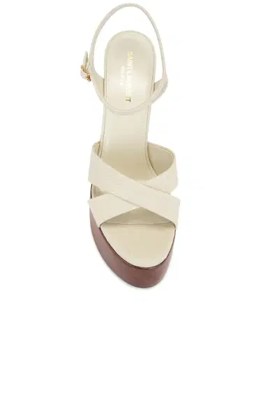 Saint Laurent Bianca Platform Sandal | Thumbnail 4 Saint Laurent Bianca Platform Sandal | Thumbnail 4