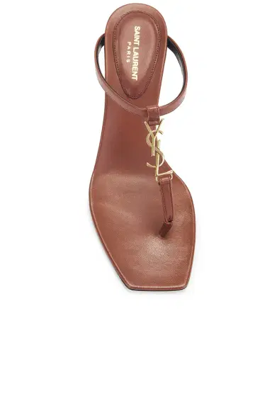 Saint Laurent Cassandra Sandal | Thumbnail 4 Saint Laurent Cassandra Sandal | Thumbnail 4