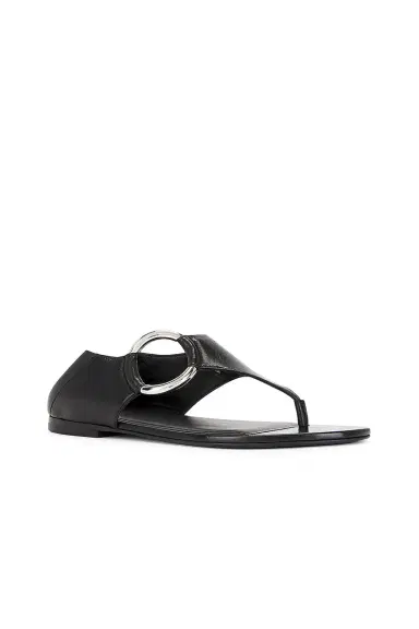 Saint Laurent Xsl Flat Sandal | Thumbnail 2 Saint Laurent Xsl Flat Sandal | Thumbnail 2