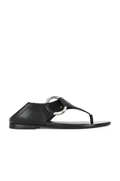 Saint Laurent Xsl Flat Sandal | Thumbnail 1 Saint Laurent Xsl Flat Sandal | Thumbnail 1