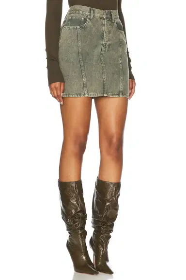 Moschino Jeans Denim Mini Skirt | Thumbnail 2 Moschino Jeans Denim Mini Skirt | Thumbnail 2