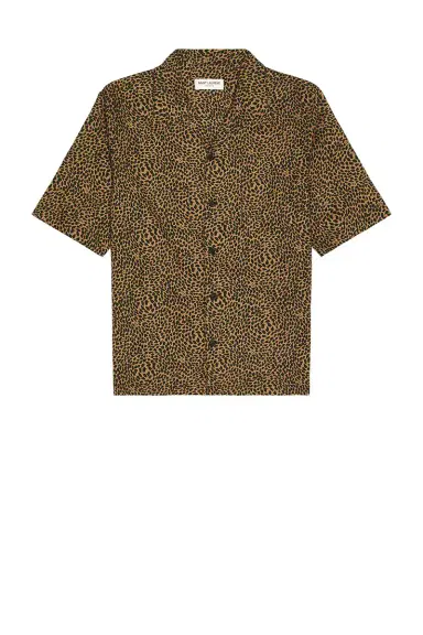 Saint Laurent Hawaii Short Sleeve Shirt | Thumbnail 1 Saint Laurent Hawaii Short Sleeve Shirt | Thumbnail 1
