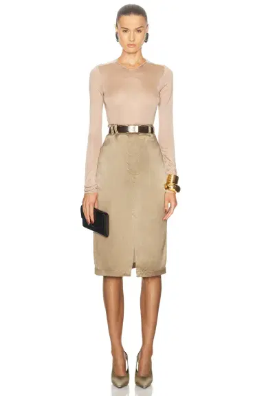 Saint Laurent Pencil Skirt | Thumbnail 5 Saint Laurent Pencil Skirt | Thumbnail 5
