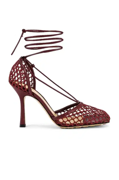 Bottega Veneta Web Stretch Lace Up Sandals | Thumbnail 1 Bottega Veneta Web Stretch Lace Up Sandals | Thumbnail 1