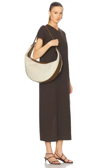 Khaite Augustina Canvas Hobo Bag | Thumbnail 2 Khaite Augustina Canvas Hobo Bag | Thumbnail 2