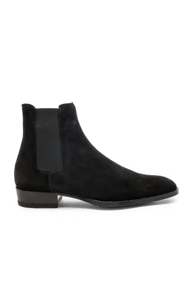 Saint Laurent Suede Wyatt 30 Chelsea Boots | Thumbnail 1 Saint Laurent Suede Wyatt 30 Chelsea Boots | Thumbnail 1