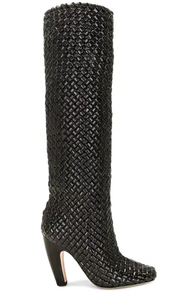 Bottega Veneta Mini Lido Weave Knee Boots | Thumbnail 1 Bottega Veneta Mini Lido Weave Knee Boots | Thumbnail 1