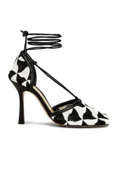 Bottega Veneta Stretch Lace Up Sandals | Thumbnail 1 Bottega Veneta Stretch Lace Up Sandals | Thumbnail 1
