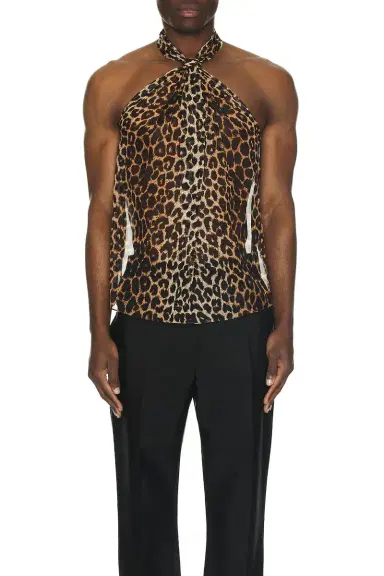 Saint Laurent Top Marcel Cravate | Thumbnail 4 Saint Laurent Top Marcel Cravate | Thumbnail 4
