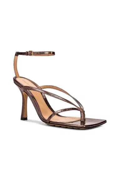 Bottega Veneta Stretch Metallic Leather Sandals | Thumbnail 2 Bottega Veneta Stretch Metallic Leather Sandals | Thumbnail 2