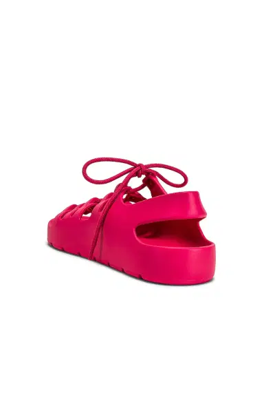 Bottega Veneta Jelly Lace Up Sandals | Thumbnail 3 Bottega Veneta Jelly Lace Up Sandals | Thumbnail 3
