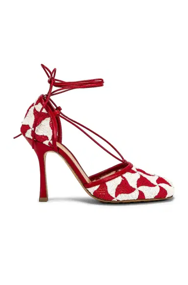 Bottega Veneta Stretch Lace Up Sandals | Thumbnail 1 Bottega Veneta Stretch Lace Up Sandals | Thumbnail 1