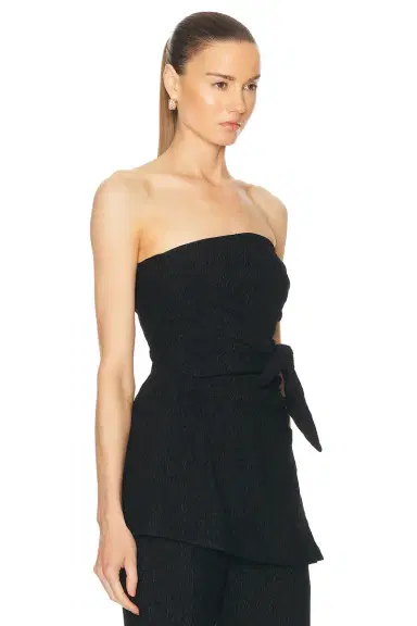 Ganni Strapless Top | Thumbnail 2 Ganni Strapless Top | Thumbnail 2