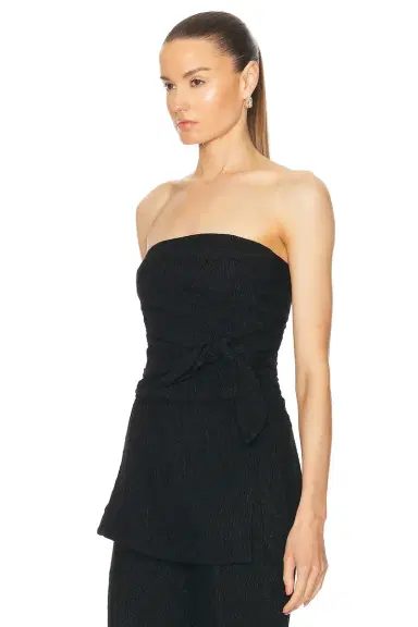 Ganni Strapless Top | Thumbnail 3 Ganni Strapless Top | Thumbnail 3