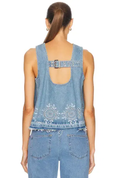 Ganni Denim Top | Thumbnail 3 Ganni Denim Top | Thumbnail 3