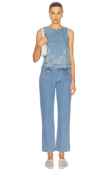Ganni Denim Top | Thumbnail 4 Ganni Denim Top | Thumbnail 4
