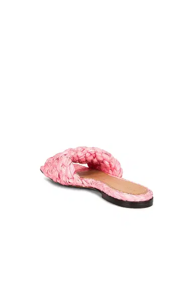 Bottega Veneta Raffia Stretch Flat Mules | Thumbnail 3 Bottega Veneta Raffia Stretch Flat Mules | Thumbnail 3
