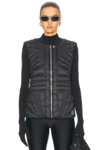 Rick Owens X Moncler Megapenta Flight Vest | Thumbnail 1 Rick Owens X Moncler Megapenta Flight Vest | Thumbnail 1