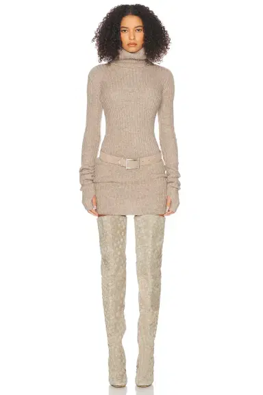 Helsa Lauren Mini Knit Dress | Thumbnail 3 Helsa Lauren Mini Knit Dress | Thumbnail 3