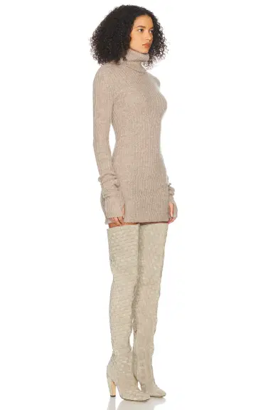 Helsa Lauren Mini Knit Dress | Thumbnail 4 Helsa Lauren Mini Knit Dress | Thumbnail 4