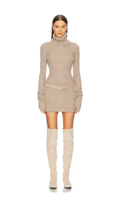 Helsa Lauren Mini Knit Dress | Thumbnail 1 Helsa Lauren Mini Knit Dress | Thumbnail 1