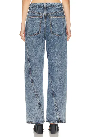 Alaïa Twisted Wide Leg Jeans | Thumbnail 4 Alaïa Twisted Wide Leg Jeans | Thumbnail 4