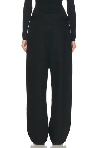 ALAÏA Knit Band Waist Straight Leg Jeans | Thumbnail 4 ALAÏA Knit Band Waist Straight Leg Jeans | Thumbnail 4
